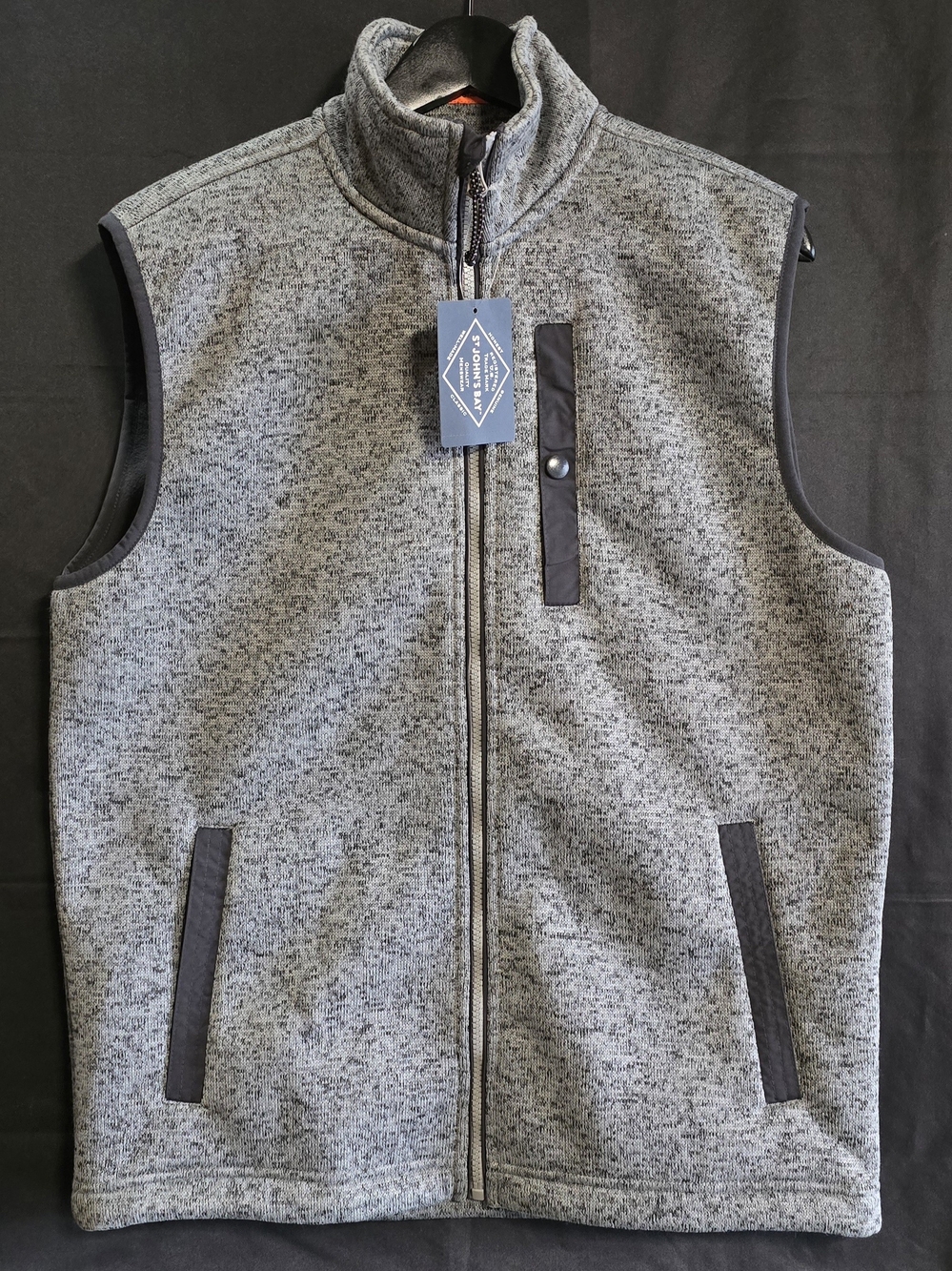 St. John's Bay Full Zip Sweater Fleece Vest